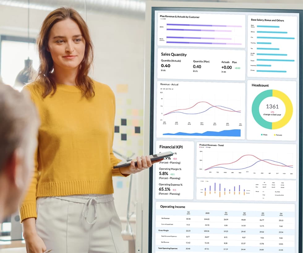 Remove reporting challenges. Speed up insight discovery.